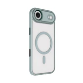 iPhone 17 Air Kılıf Wireless Şarj Özellikli Krom M-safe Silikon Kapak thumbnail 2