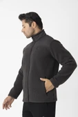 Crozwise Siyah Erkek Tam Fermuarlı Polar / Sweat - 6055-10 thumbnail 2