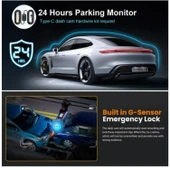 Ozmik 4k Cardshcam 170 Derece Geniş Açı 3 İnç IPS Araç Kamerası WiFi/Gece Görüşü/G-Sensör Ön/Arka - 8