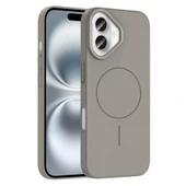 iPhone 16 Kılıf M-safe Şarj Özellikli Ruby Sert Kapak thumbnail 1