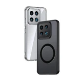 Xiaomi Mi 14 Kılıf Sert PC Arka Yüzey Wireless Şarj Özellikli Flet M-safe Kapak thumbnail 6