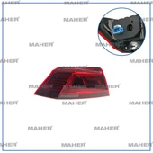 STOP LAMBASI PASSAT 2019-2022 DIŞ SOL LED HIGHLINE 3G5945207F thumbnail 1