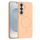 Samsung S24 Kılıf M-safe Şarj Özellikli Ruby Sert Kapak thumbnail 1