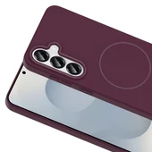 Samsung S25 Kılıf M-safe Şarj Özellikli Ruby Sert Kapak thumbnail 11