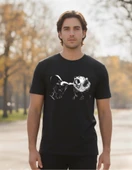 DEVISSO TRADERS Bear & Bull Fight - Traders, Borsaci Erkek Siyah T-Shirt - 2