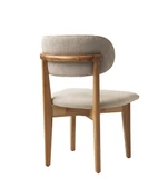 Rüya Sabit Masa Ahşap Ayak 4 Adet Ahşap Nergis Sandalye 1 Ahşap Bench - 3