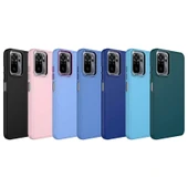 Xiaomi Redmi Note 10S Kılıf Metal Çerçeve ve Buton Tasarımlı Silikon Luna Kapak thumbnail 2