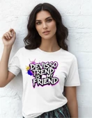 DEVISSO TRADERS DEVISSO Trend - Traders, Borsaci Kadın Beyaz T-Shirt - 1
