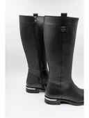 VENÜS 2553201K DÜZ TOPUK KAYMAZ HAFİF DERİ KADIN ÇİZME thumbnail 3