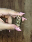 Trend Otantik Çiçek Desenli Antik Ayarlanabilir Kadın Vintage Yüzük euy1277 thumbnail 3