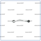 ROTİLLİ KOL PASSAT 1997-2005 / A4 1997-2007 EĞRİ ÜST SAĞ 8E0407510A thumbnail 1