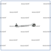 ROTİLLİ KOL PASSAT 1997-2004 / A4 1997-2008 DÜZ ÜST SOL 8E0407505A thumbnail 1