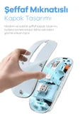Bluetooth USB Çift Modlu Sessiz Mouse, Şeffaf Mıknatıslı Kapaklı, Type-C Şarjlı, DPI Ayarlı, Kablosuz 10m Çekim Mesafeli thumbnail 7