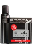 Snob Black Edt + Perfumed Deodorant - Hediyeli Set 100 ml. + 150 ml. - 1