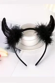 Halloween Şeytan Kulağı Başlık – Kostüm, Parti, Maskeli Balo ve Cosplay İçin Cadılar Bayramı Aksesuarı thumbnail 2