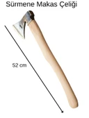 Kamp Baltası İkili Set – 37cm Survival ve 52cm Odun Yarma Baltası – Dövme Çelik Outdoor Seti thumbnail 3