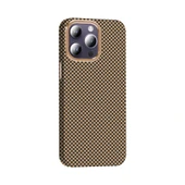 iPhone 14 Pro Max Kılıf M-safe Şarj Özellikli Karbon Fiber Görünümlü Gros Kapak thumbnail 4