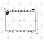 RADYATÖR SU VANETTE 26MM M-T BRAZING 214109C001 thumbnail 1