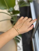 Taşlı Bilezik Şahmeran - Altın thumbnail 1