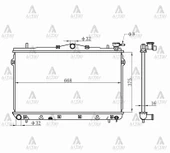 RADYATÖR SU ELANTRA 1996-2001 M-T BRAZING 25310 29000 thumbnail 1