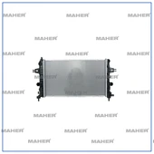 RADYATÖR SU ASTRA H 2004-2010 / ZAFIRA B 2005-2011 / 1.4-1.6-1.8 M-T BRAZING 1300266 thumbnail 1