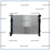 RADYATÖR SU CLIO 4 2012 / SYMBOL 3 2012 / DOKKER 2012 / LODGY 2012 / CAPTUR 2013 1.5 DCI BRAZING 16 MM 214107326R thumbnail 1