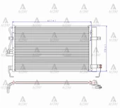 RADYATÖR KLİMA ELANTRA 2001-2007 BRAZING 97606 2D000 thumbnail 1