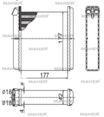 RADYATÖR KALORİFER VECTRA A 1988-1996 MEKANİK 1843106 thumbnail 2