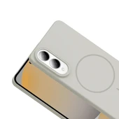 Samsung S25 Edge Kılıf M-safe Şarj Özellikli Ruby Sert Kapak thumbnail 3