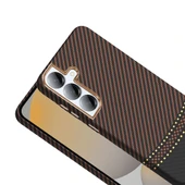 Samsung S25 Plus Kılıf M-safe Şarj Özellikli Karbon Fiber Görünümlü Gros Kapak thumbnail 7