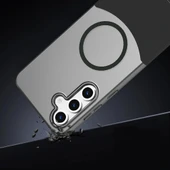 Samsung S24 FE Kılıf M-Safe Şarj Özellikli Mıknatıslı Duble Kapak thumbnail 4