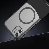 iPhone 11 Kılıf M-Safe Şarj Özellikli Mıknatıslı Duble Kapak thumbnail 4