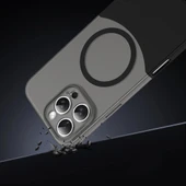iPhone 16 Pro Kılıf M-Safe Şarj Özellikli Mıknatıslı Duble Kapak thumbnail 2