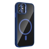 iPhone 11 Kılıf Standlı ve Kamera Lens Hediyeli M-Safe Şarj Özellikli Etro Kapak thumbnail 8