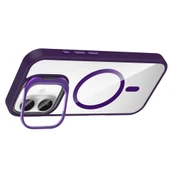 iPhone 16 Plus Kılıf Standlı ve Kamera Lens Hediyeli M-Safe Şarj Özellikli Etro Kapak thumbnail 5