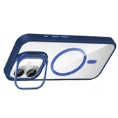 iPhone 16 Plus Kılıf Standlı ve Kamera Lens Hediyeli M-Safe Şarj Özellikli Etro Kapak thumbnail 7