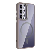 Samsung S25 Plus Kılıf Standlı ve Kamera Lens Hediyeli M-Safe Şarj Özellikli Etro Kapak thumbnail 10