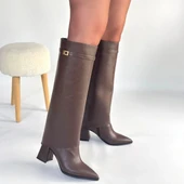 BİÇOMİ Jike Kahverengi Cilt Tak Çıkar Çizme thumbnail 4