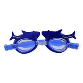 Çocuk Yüzücü Gözlüğü Silikon Taşıma Çantalı Köpek Balığı - 9014 - 1