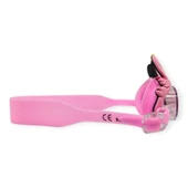 Çocuk Yüzücü Gözlüğü Silikon Taşıma Çantalı Pembe Kuğu - 9014 - 3