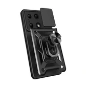 Xiaomi Redmi Note 13 Pro 4G Kılıf Magnetik Standlı Kamera Korumalı Sürgülü Vega Kapak thumbnail 4