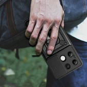 Xiaomi Redmi Note 13 4G Kılıf Magnetik Standlı Kamera Korumalı Sürgülü Vega Kapak thumbnail 5