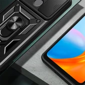 Tecno Spark 8C Kılıf Magnetik Standlı Kamera Korumalı Sürgülü Vega Kapak thumbnail 8