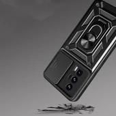 Xiaomi Poco F5 Pro Kılıf Magnetik Standlı Kamera Korumalı Sürgülü Vega Kapak thumbnail 2