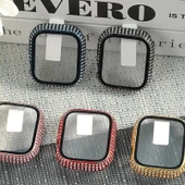 Watch 7 41mm Watch Gard 24 Kenarları Taşlı Sert PC Kasa Ve Ekran Koruyucu thumbnail 3