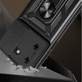 Tecno Pova 5 Kılıf Magnetik Standlı Kamera Korumalı Sürgülü Vega Kapak thumbnail 3