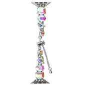 Watch 42mm Uyumlu-115 Renkli Taş Tasarımlı Kordon thumbnail 9