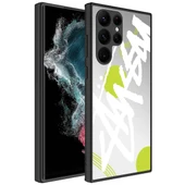 Samsung S22 Ultra Kılıf Aynalı Desenli Kamera Korumalı Parlak Mirror Kapak thumbnail 1