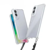 Samsung S25 Edge Kılıf Airbagli Takılabilir Askı Aparatlı Snap Silikon Kapak thumbnail 1