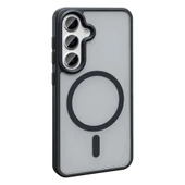 Samsung S25 Plus Kılıf M-safe Şarj Özellikli Mat Arka Yüzey Sio Kapak thumbnail 3